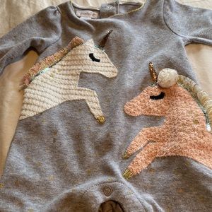 Mud pie unicorn Onepiece 3-6 mo
